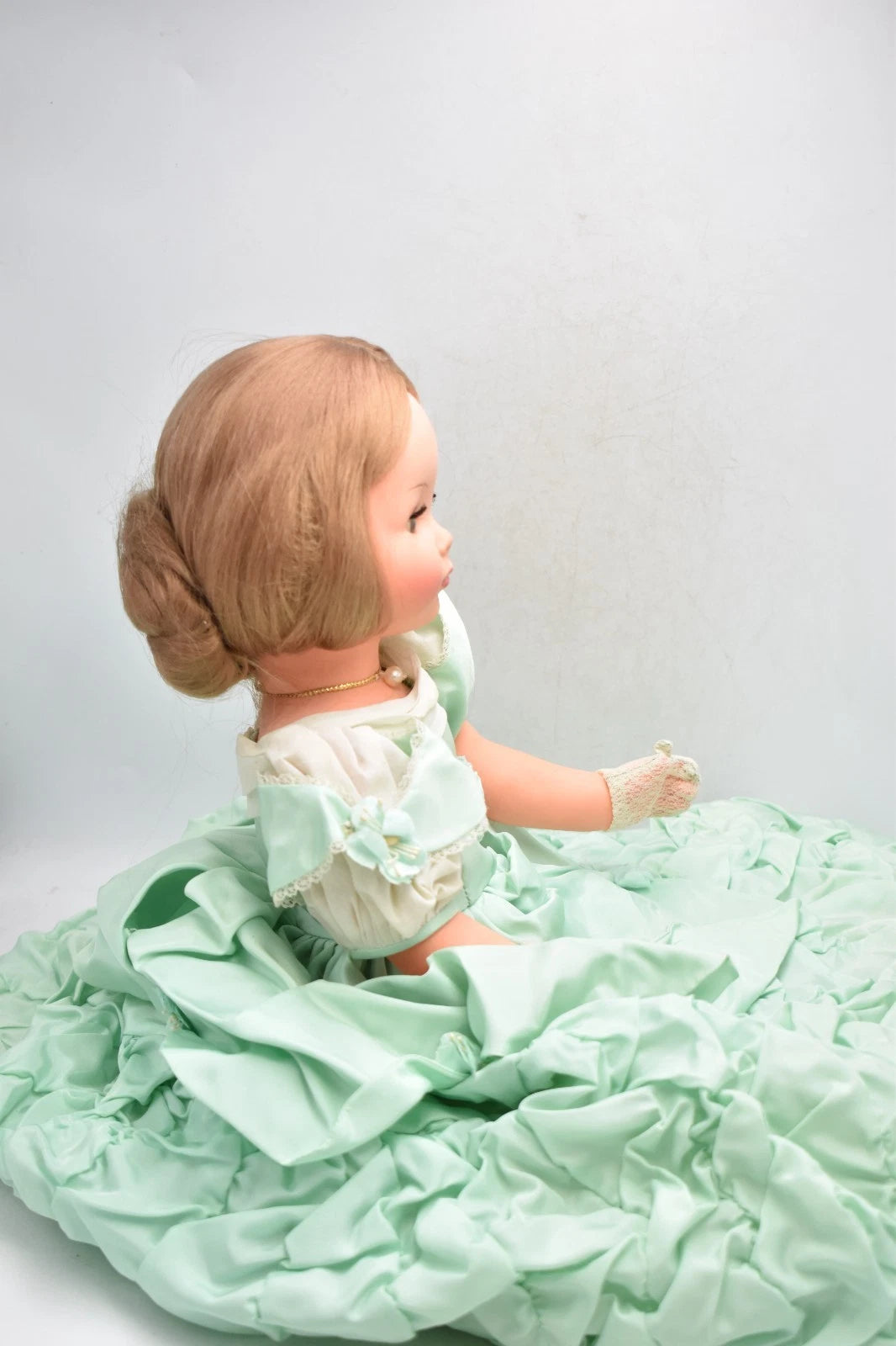 Vintage 1960s Furga Doll – Original Outfit, Sleepy Eyes, 50cm