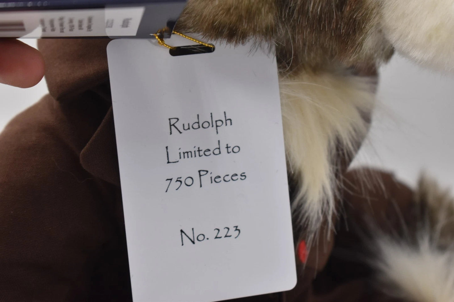Charlie Bears Rudolph Reindeer Signature Collection Limited Edition Tagged