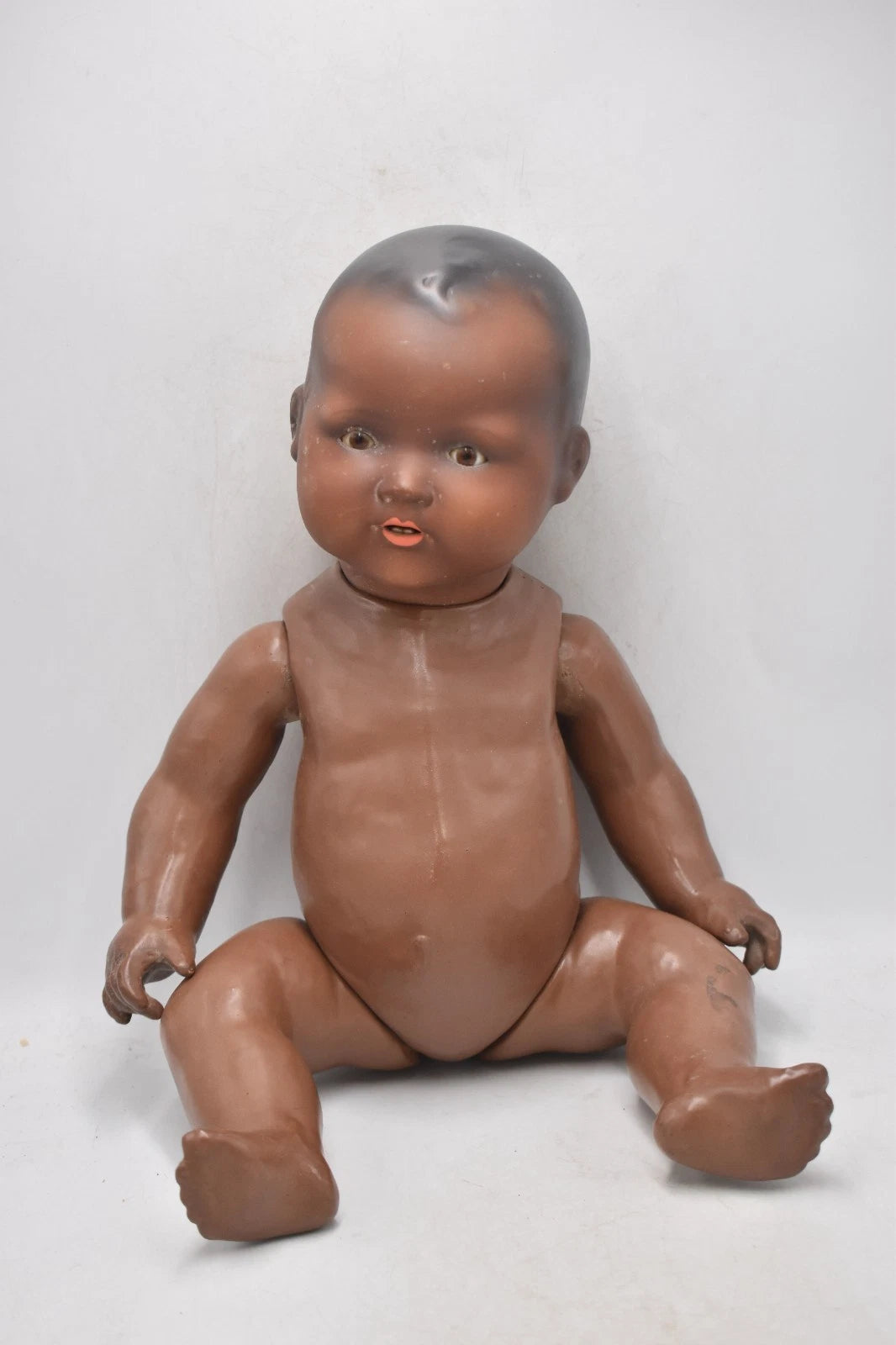 Antique Armand Marseille 351 “My Dream Baby” Black Bisque Head Doll 46cm