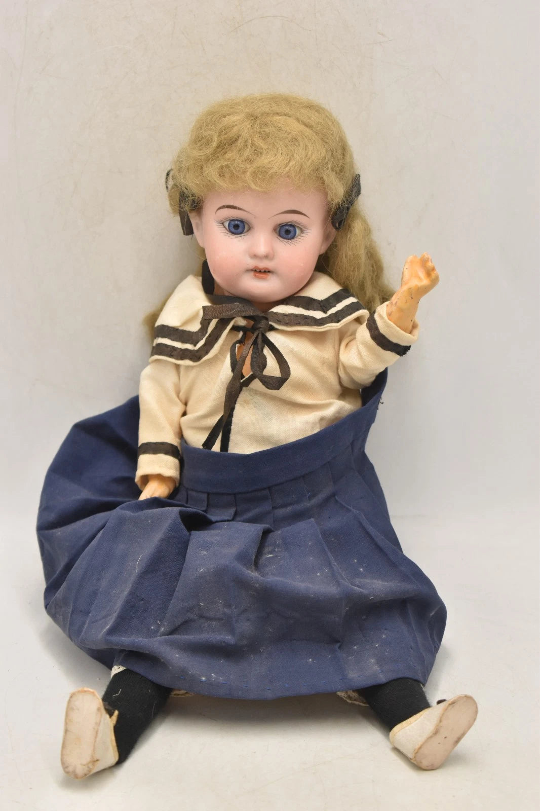 Antique Armand Marseille 1894 AM Bisque Head Doll With Teeth 35cm Vintage