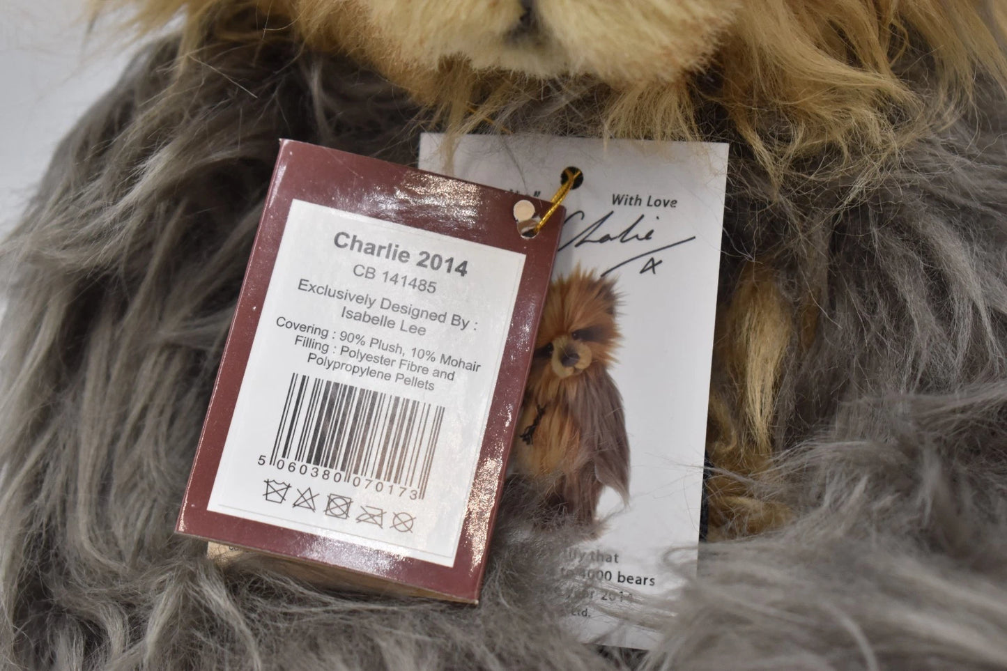 Charlie Bears Charlie 2014 Hug Number 6 Isabelle Lee Design Retired & Tagged