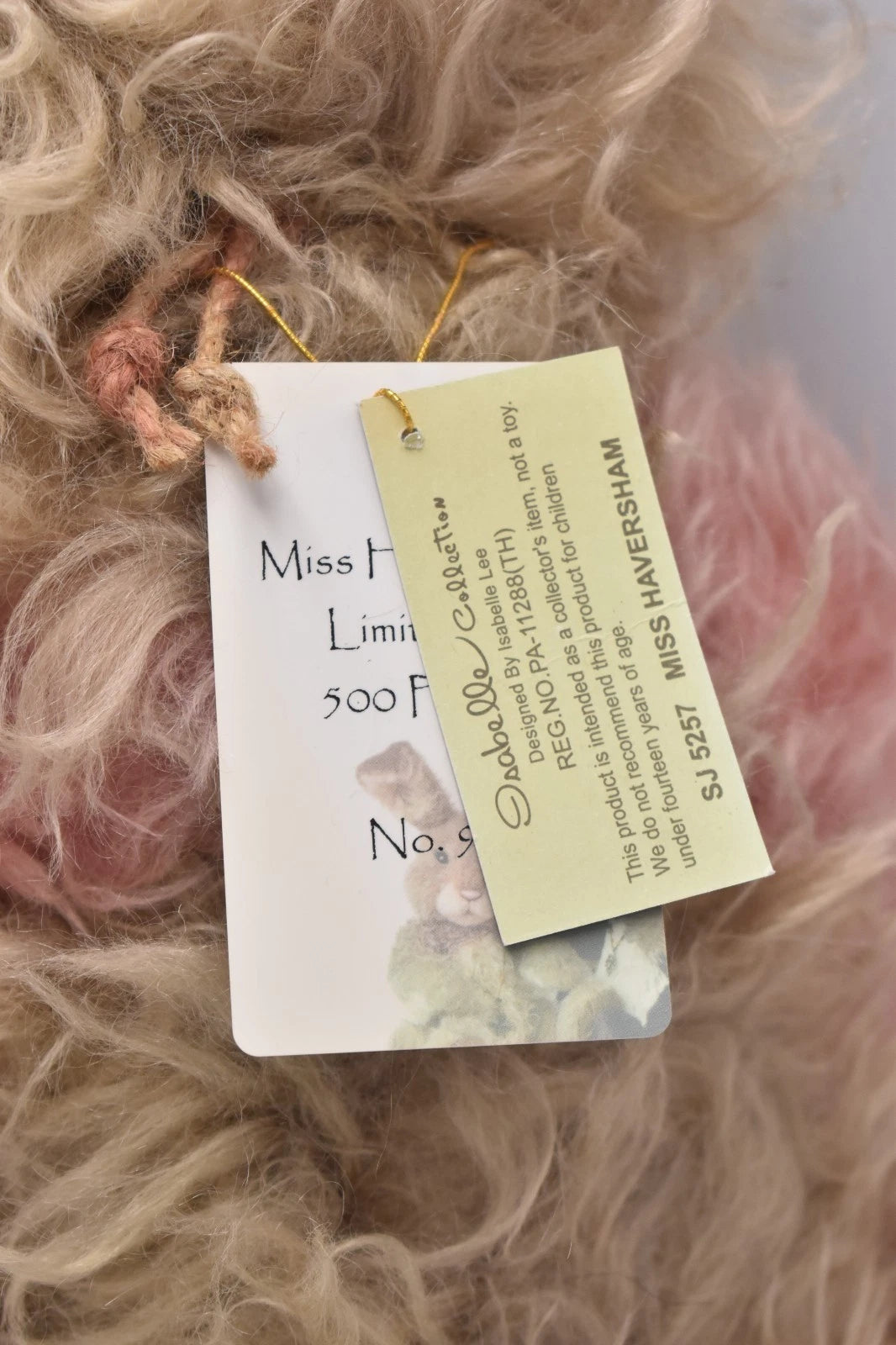 Charlie Bears Miss Haversham Isabelle Collection Limited Edition Retired Mohair