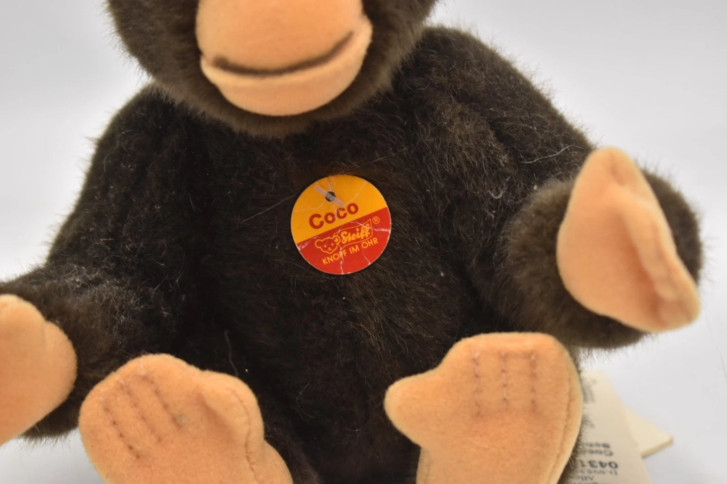Steiff Coco Monkey Chimpanzee Plush Toy 043178 Retired Tagged 15cm
