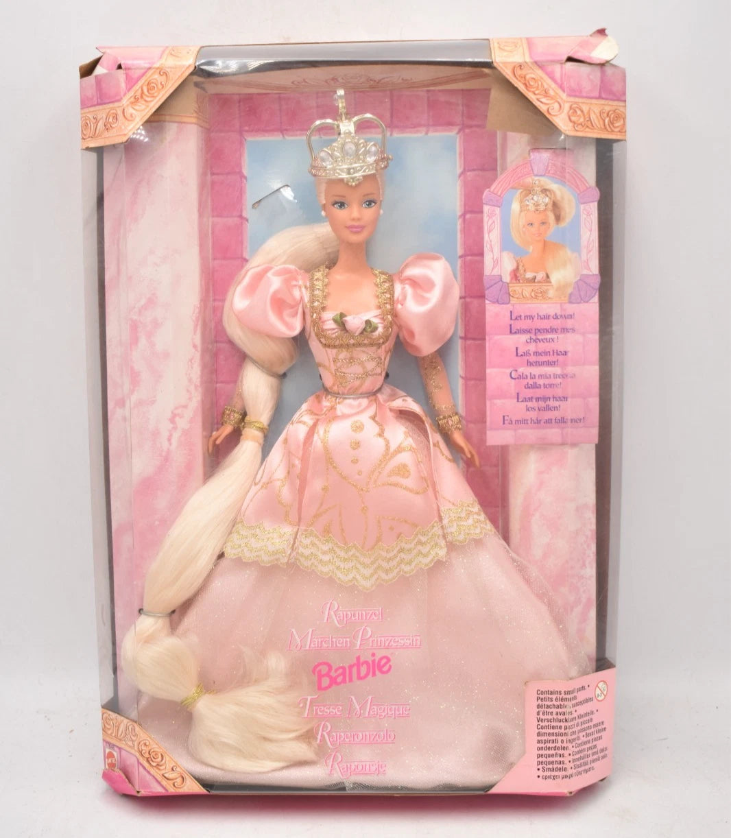 Vintage Mattel Barbie Rapunzel Princess Doll – 1997 NRFB