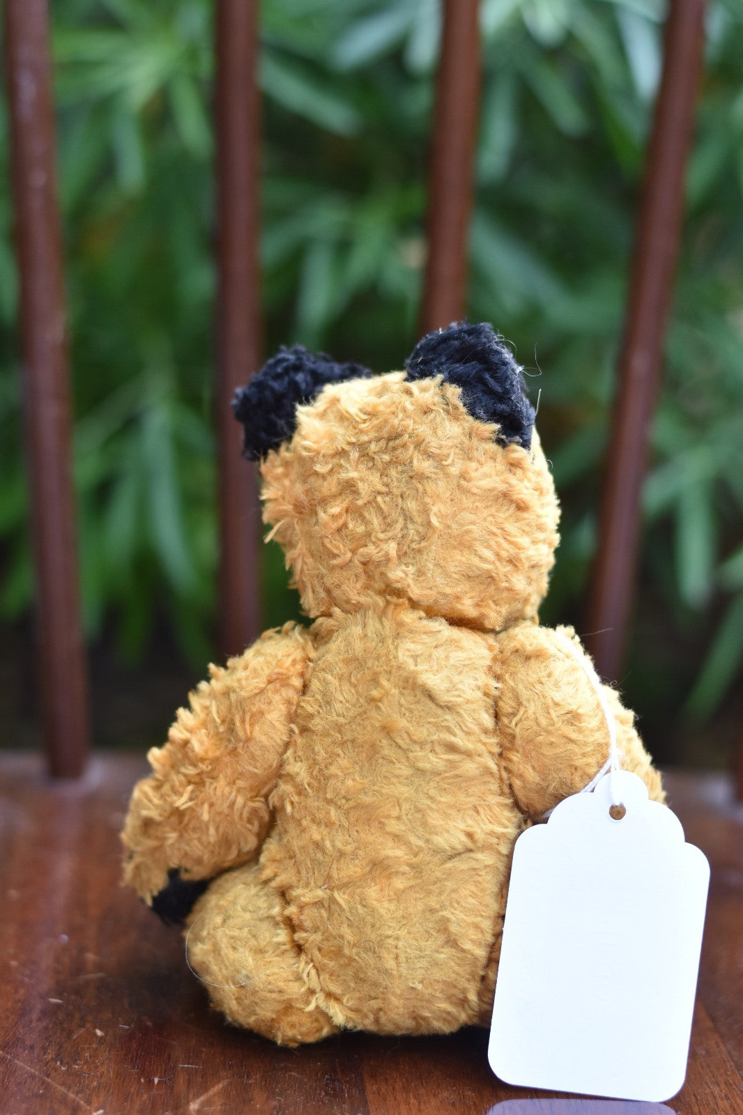 Vintage 1950s Sooty Silk Plush Teddy Bear – 22cm – Fully Jointed