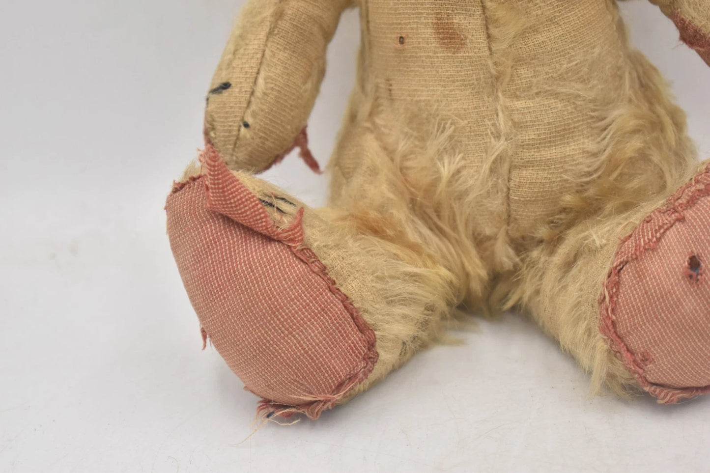 Antique 1930s Merrythought Bingie Mohair Teddy Bear Jointed 18cm Tagged