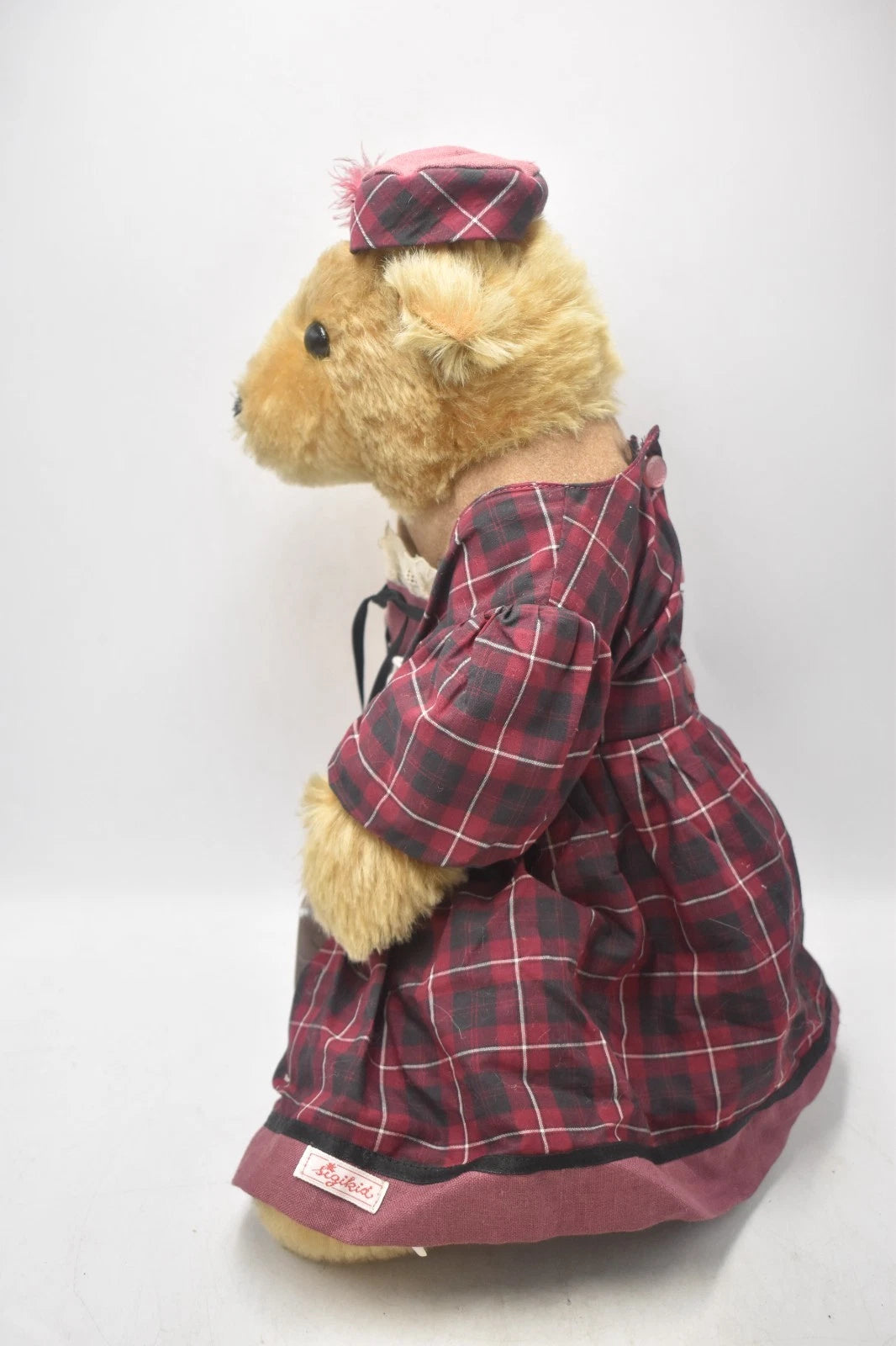 Sigikid Vintage Limited Edition Mohair Teddy Bear Scottish Outfit 40cm