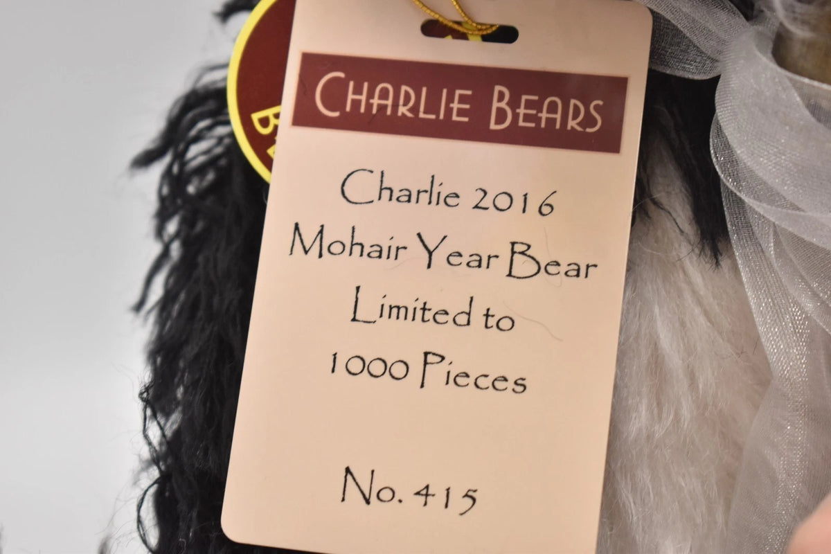 Charlie Bears Charlie 2016 Mohair Year Bear Limited Edition Retired Tagged