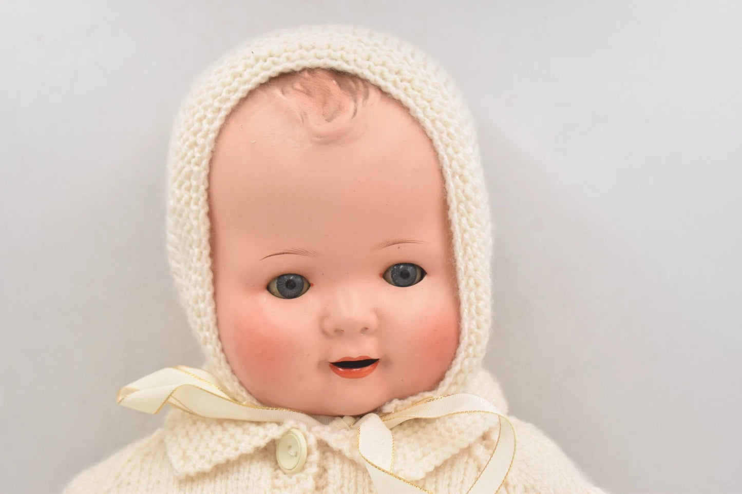 Antique German Composition Doll 52cm Blinking Sleepy Eyes & Teeth AS 530