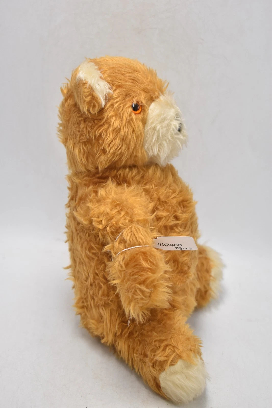 Vintage 1980s Plush Teddy Bear Made in Great Britain Soft Toy 26cm