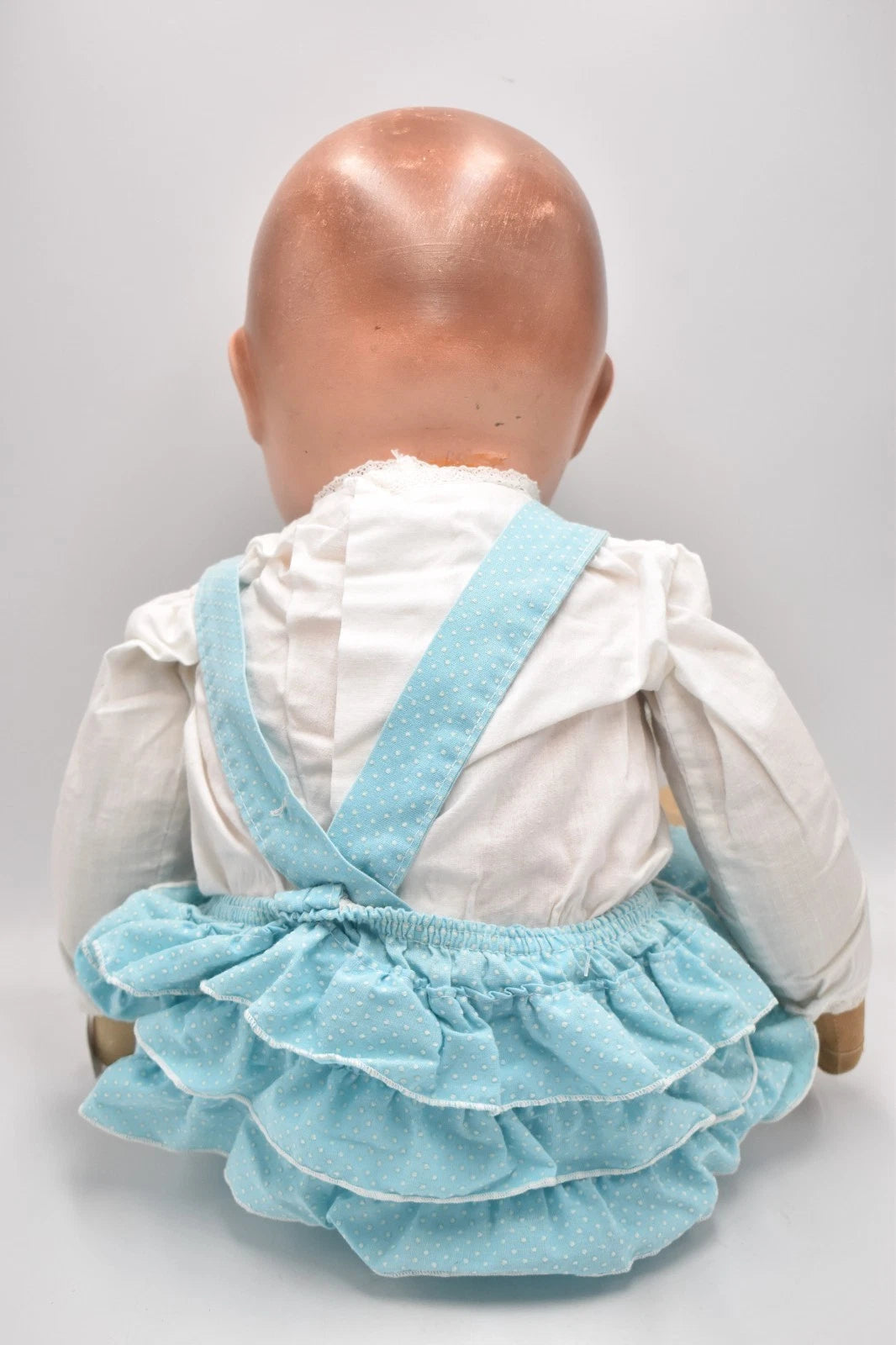 Antique Armand Marseille Bisque Head Doll Sleepy Blinking Eyes Cloth Body 58cm
