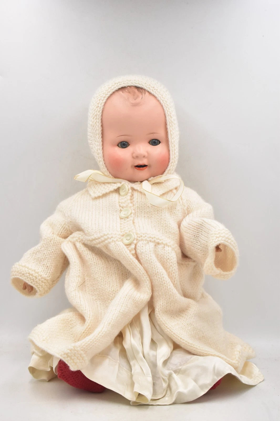 Antique German Composition Doll 52cm Blinking Sleepy Eyes & Teeth AS 530