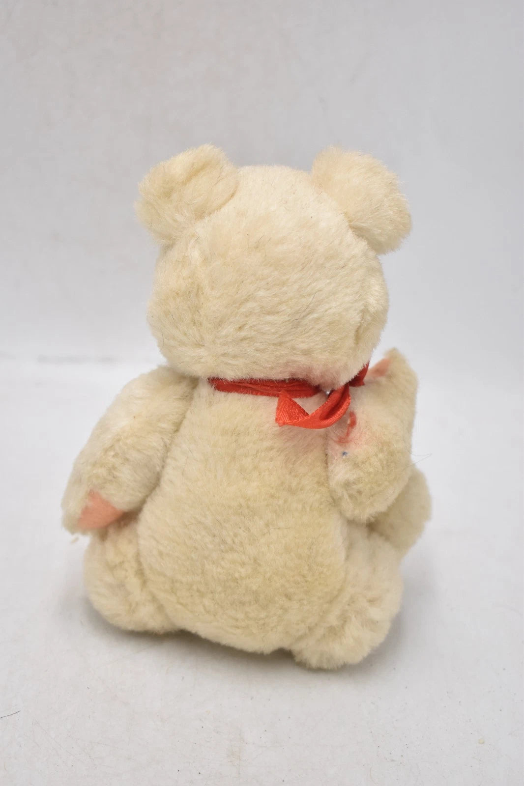 Vintage 1960s Shanghai Doll Factory Wool Plush Teddy Bear Fully Jointed 20cm