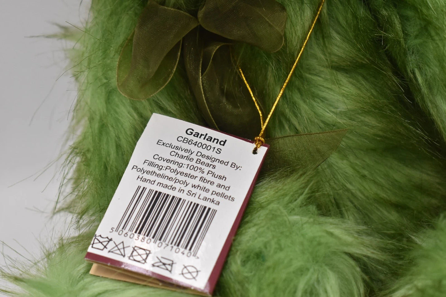 Charlie Bears Garland Retired Tagged