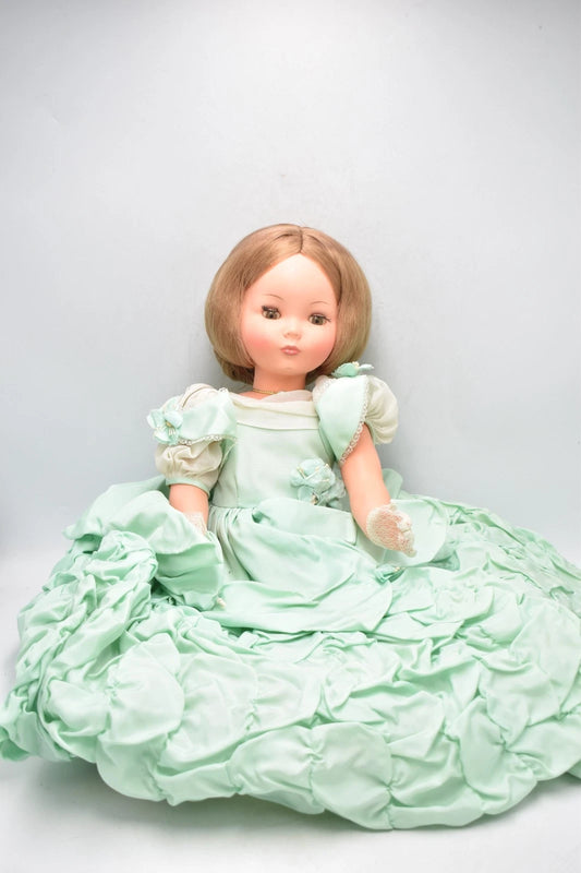 Vintage 1960s Furga Doll – Original Outfit, Sleepy Eyes, 50cm