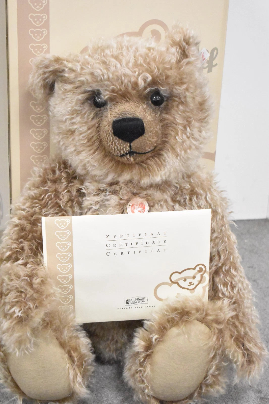 Steiff Large 036507 Grizzly Ted Caramel Tipped Teddy Bear – Limited Edition 60cm