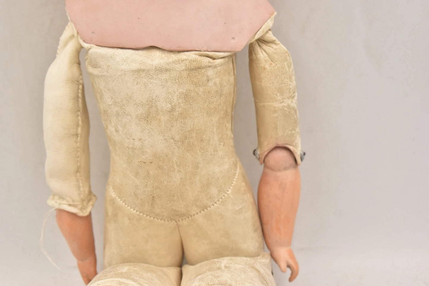 Antique Schoenau & Hoffmeister 1181 Bisque Doll 50cm Sleepy Eyes Part Leather