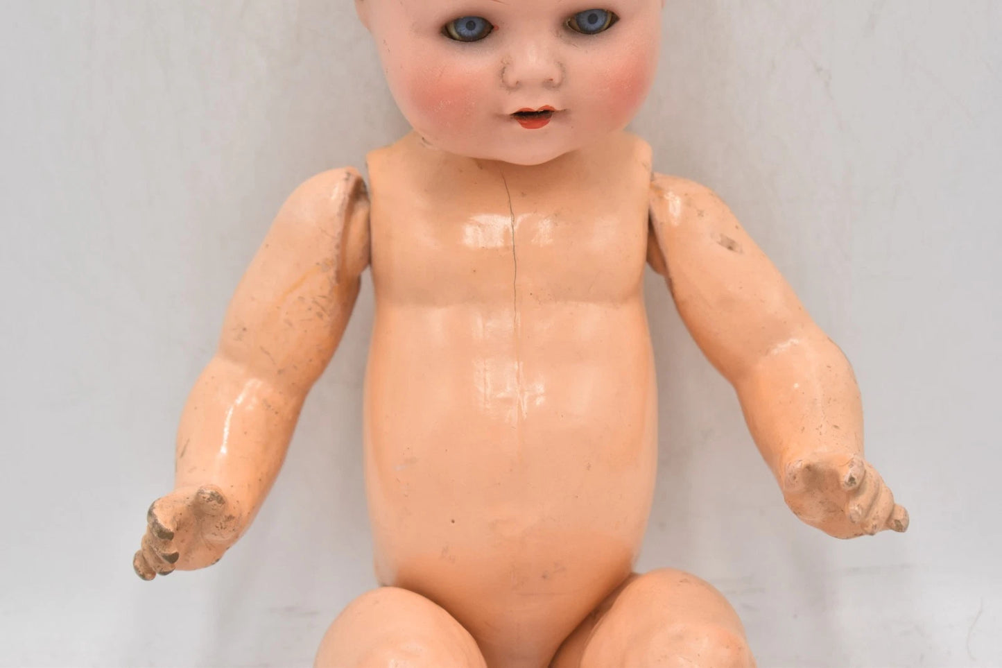 Antique Armand Marseille 542/2 Bisque Head Doll Germany Sleepy Eyes Collectable