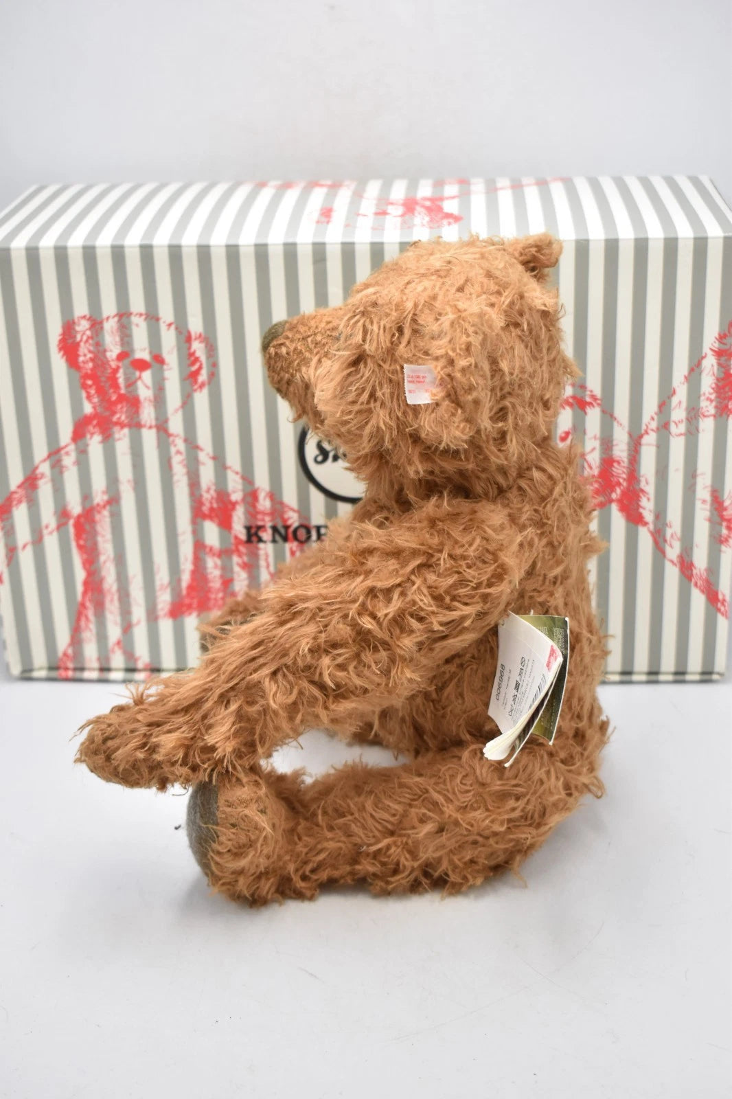 Steiff Hansel Teddy Bear 006968 Limited Edition Hemp Plush Wood Stuffing 36cm