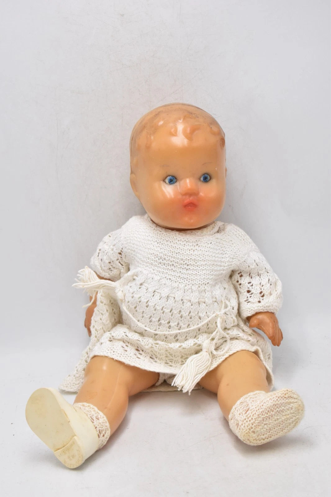 Vintage 1940s Marie Lou Rubber Baby Doll – 40cm