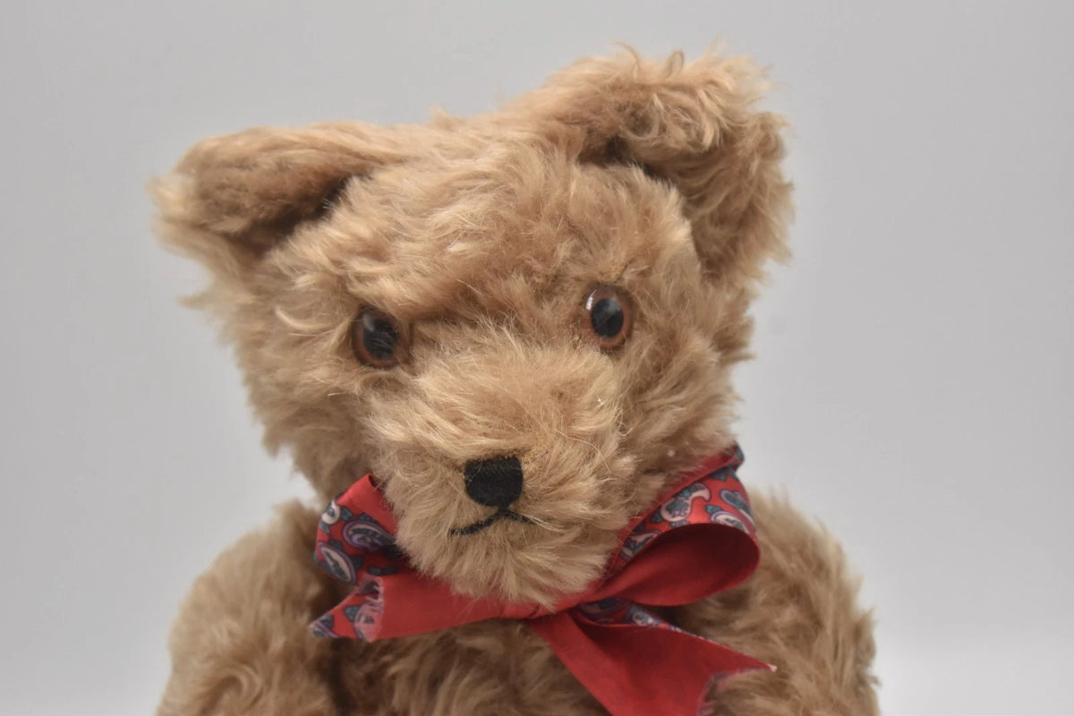 Vintage Clemens Mohair Teddy Bear Limited Edition Brown Fully Jointed Growler