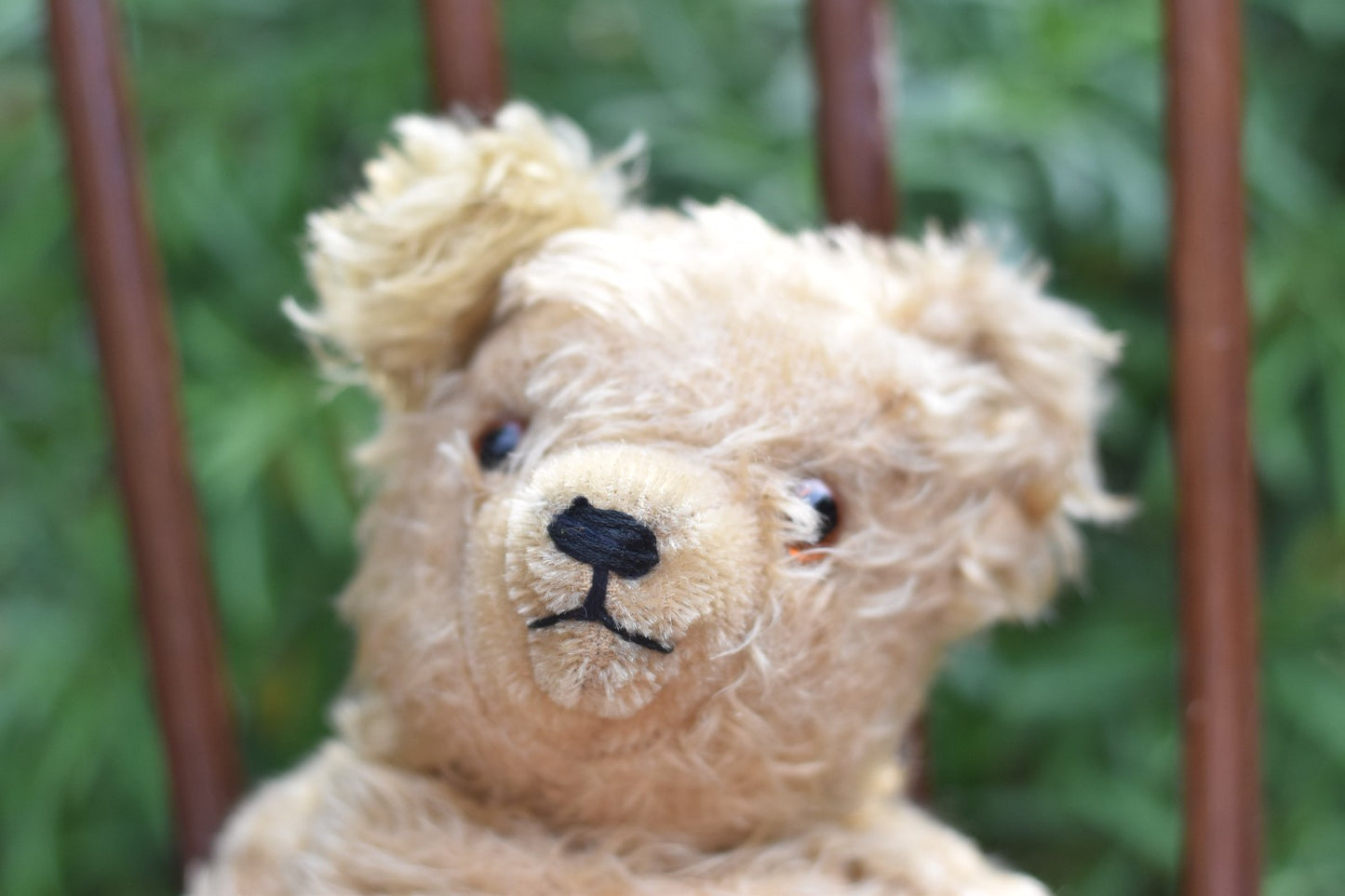 Vintage 1950s Chiltern Mohair Teddy Bear – Fully Jointed – 34cm – English