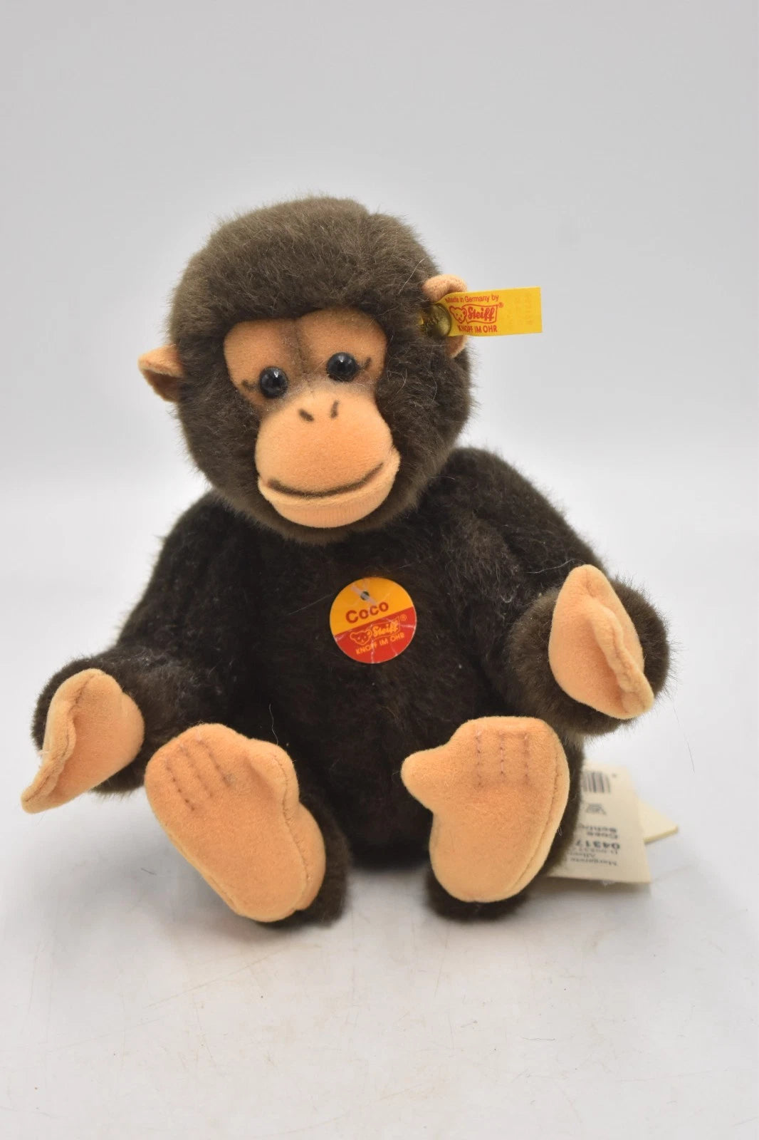 Steiff Coco Monkey Chimpanzee Plush Toy 043178 Retired Tagged 15cm
