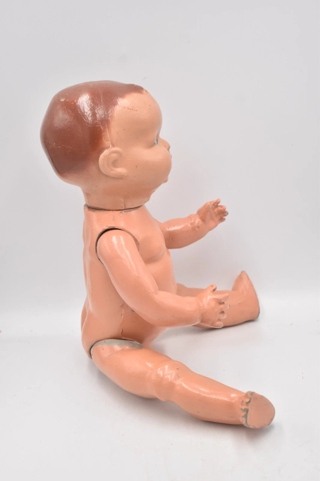Vintage Early Composition Doll Hand Painted 34cm Antique Collectors Display Doll