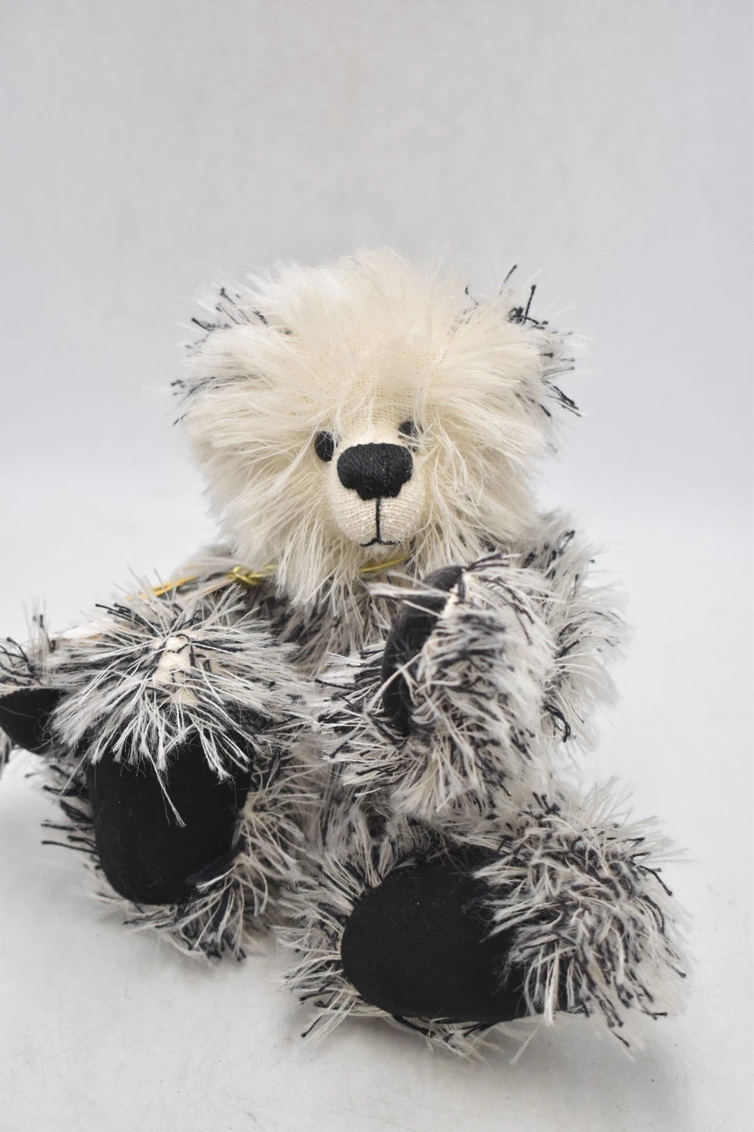 Vintage Artist Teddy Bear Minstrel by Bees Knees Bears Mohair OOAK Tagged