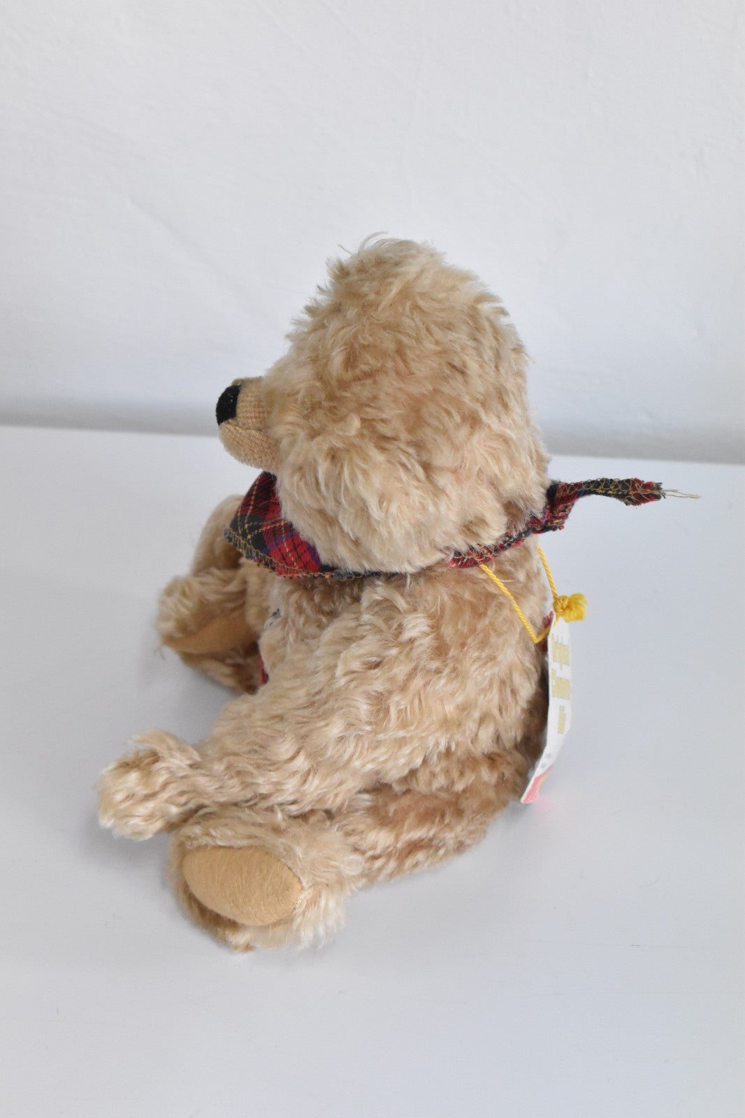 Clemens Bear – Golden Mohair Teddy – Retired – Tagged
