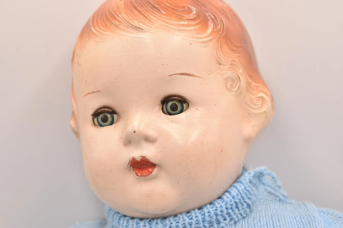 Vintage 1940s 1950s American Composition Doll Cloth Body Sleepy Eyes 50cm