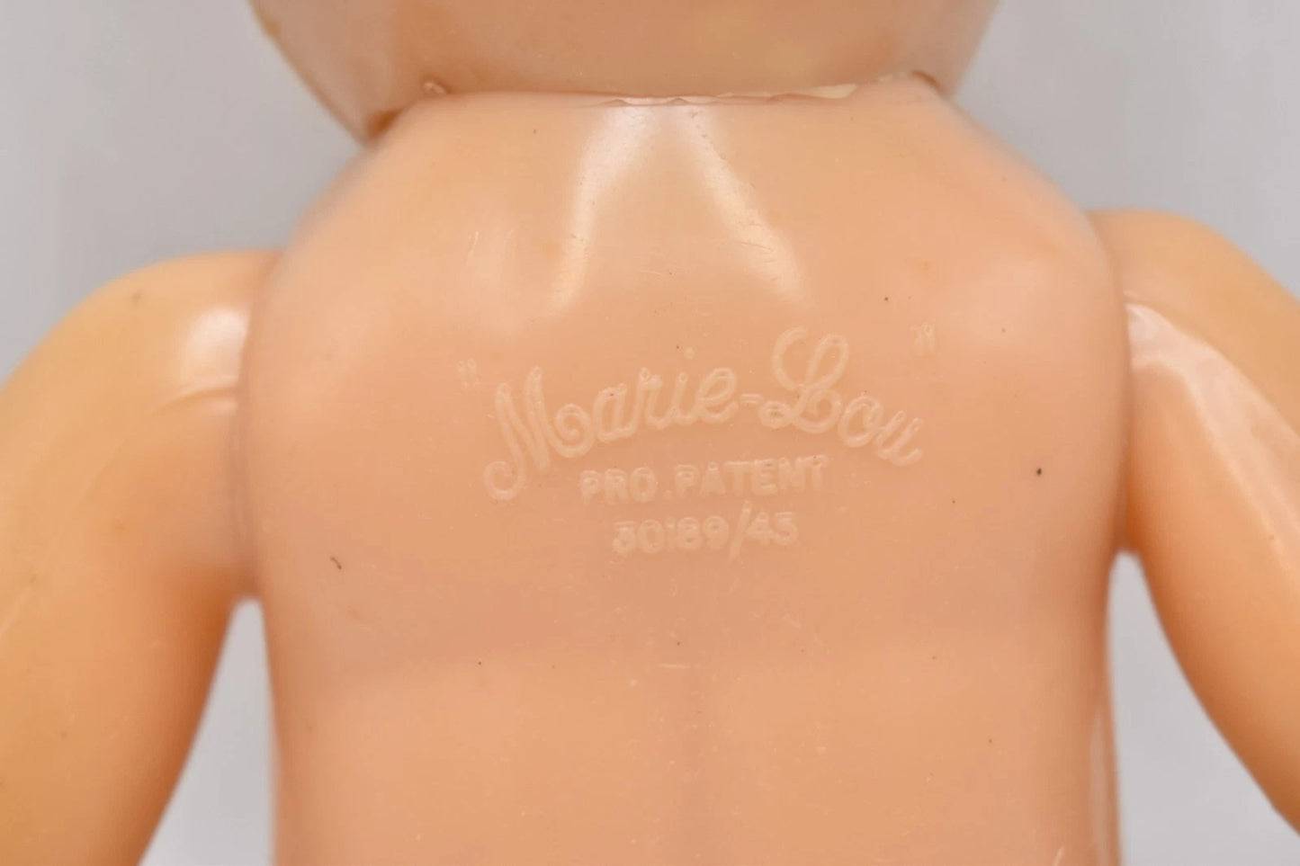 Vintage 1940s Marie Lou Rubber Baby Doll – 40cm