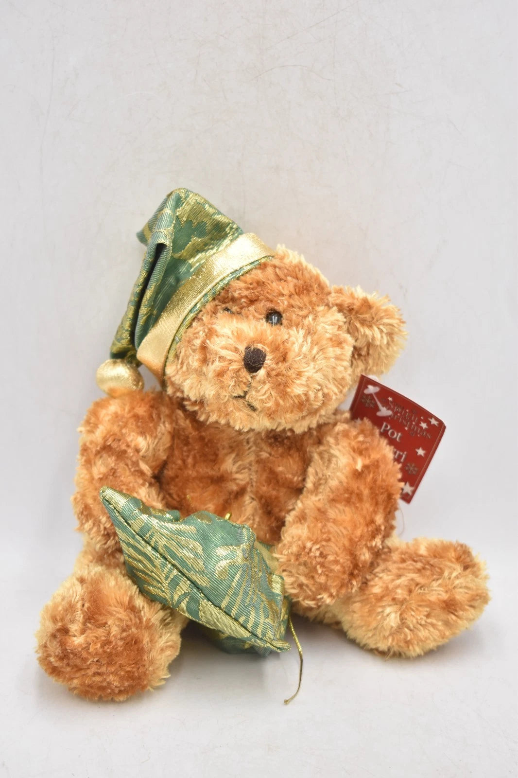 Spirit of Christmas Pot-Pourri Teddy Bear Soft Toy Plush 21cm