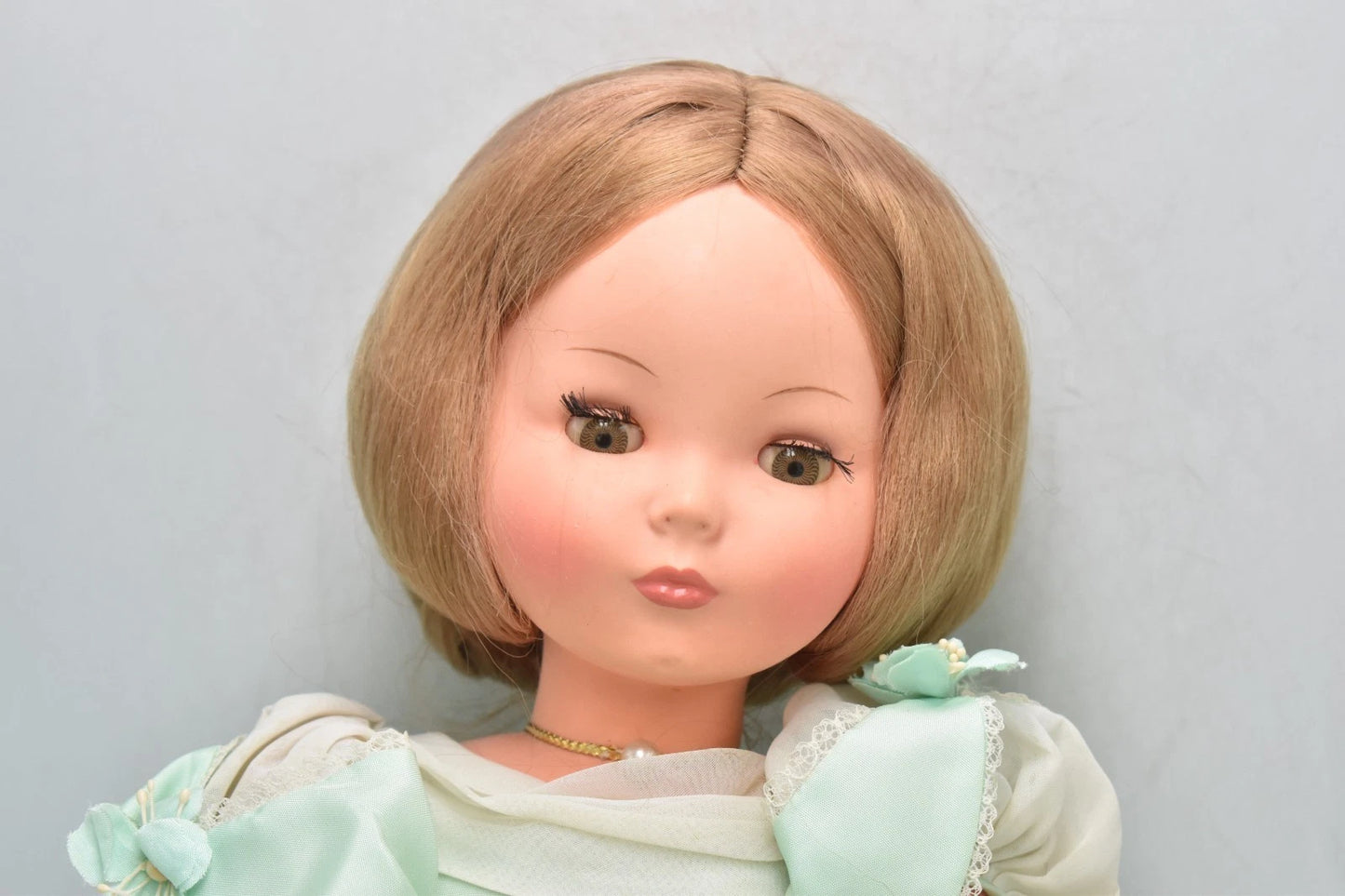 Vintage 1960s Furga Doll – Original Outfit, Sleepy Eyes, 50cm