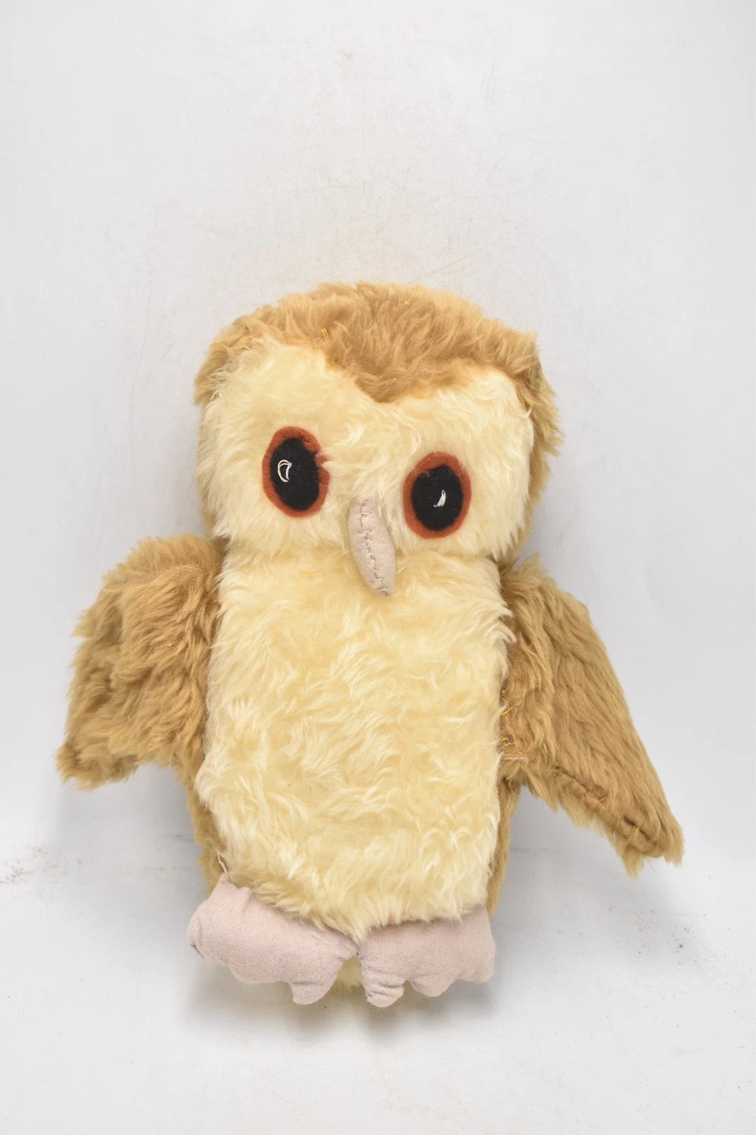 Vintage 1980s Owl Plush Soft Toy Teddy Bear 24cm