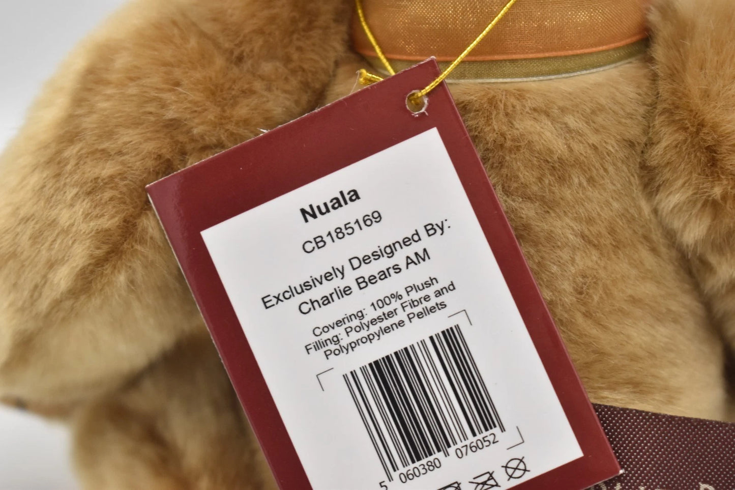 Charlie Bears Nuala Lion Teddy Bear Tagged Retired