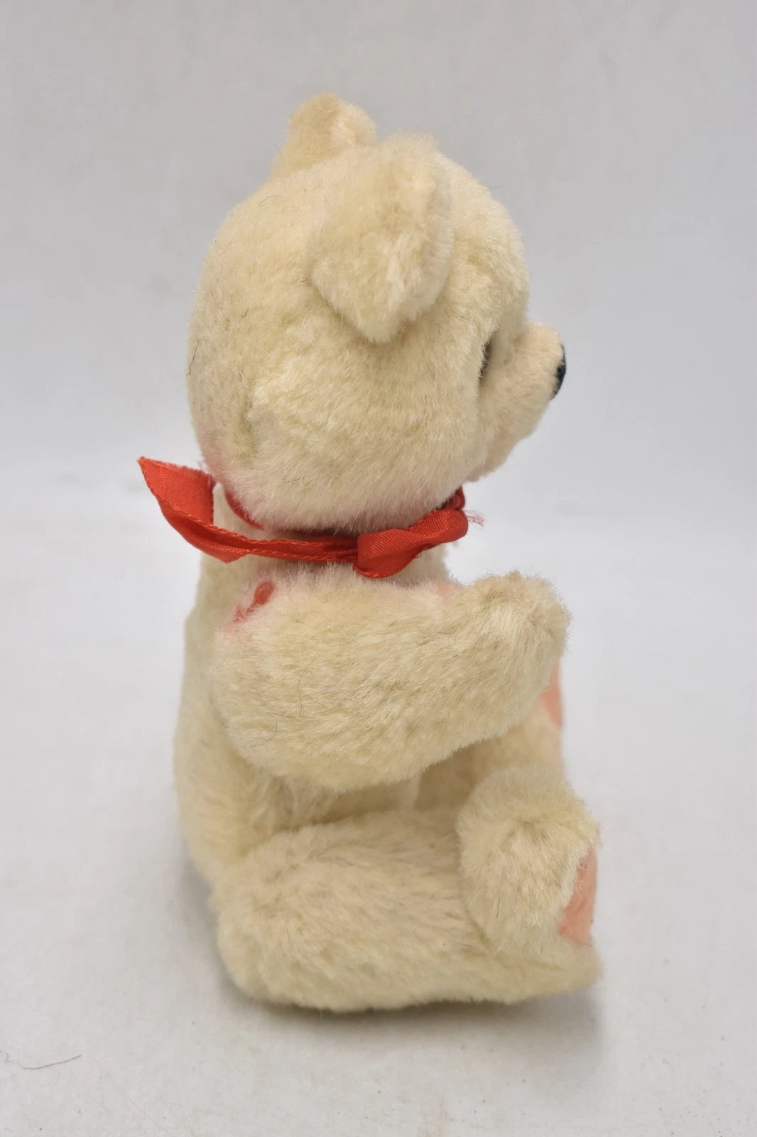 Vintage 1960s Shanghai Doll Factory Wool Plush Teddy Bear Fully Jointed 20cm