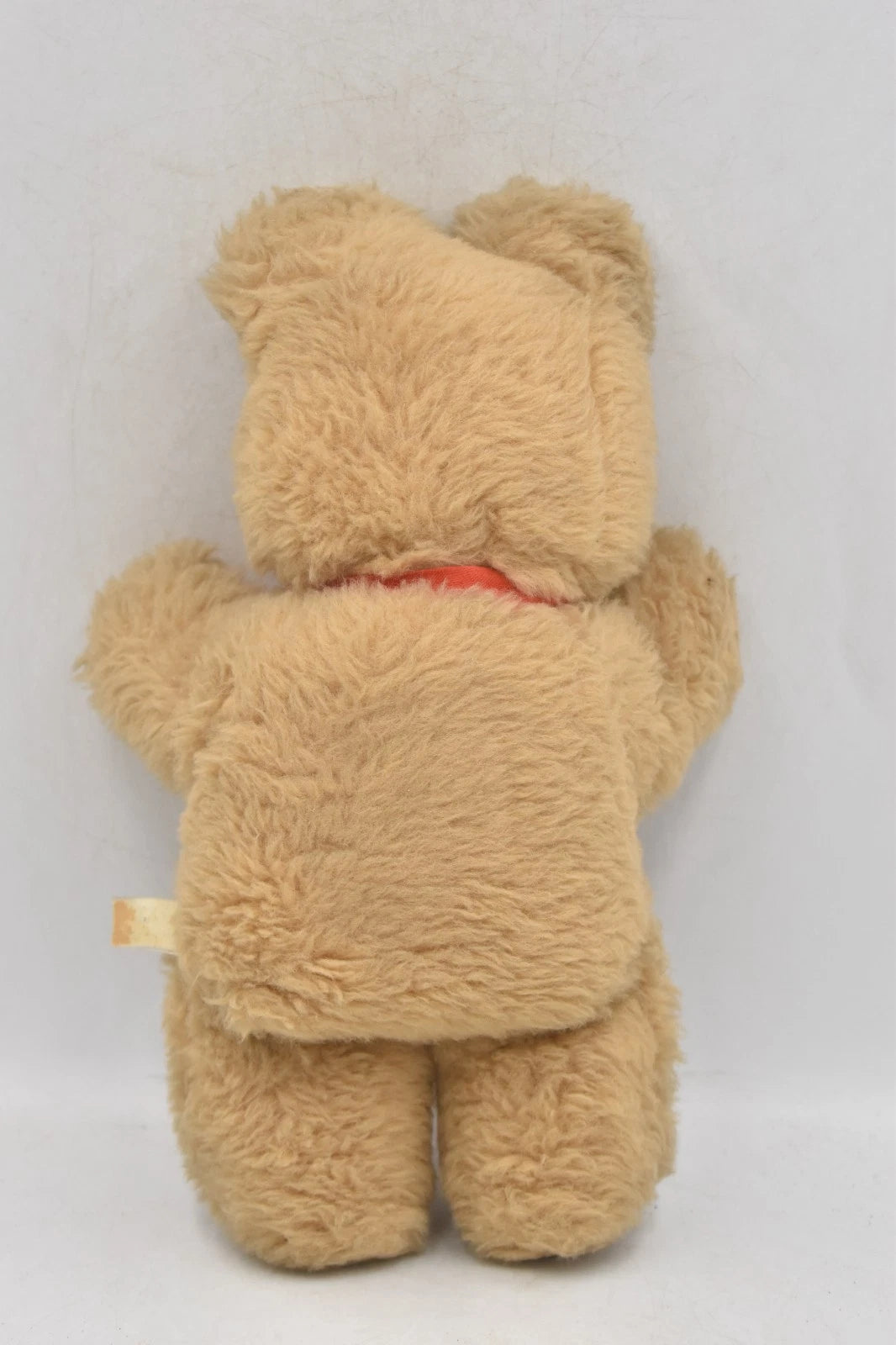 Vintage 1960s Pamela Foster Hygienic Toys White Plush Teddy Bear Tagged 26cm